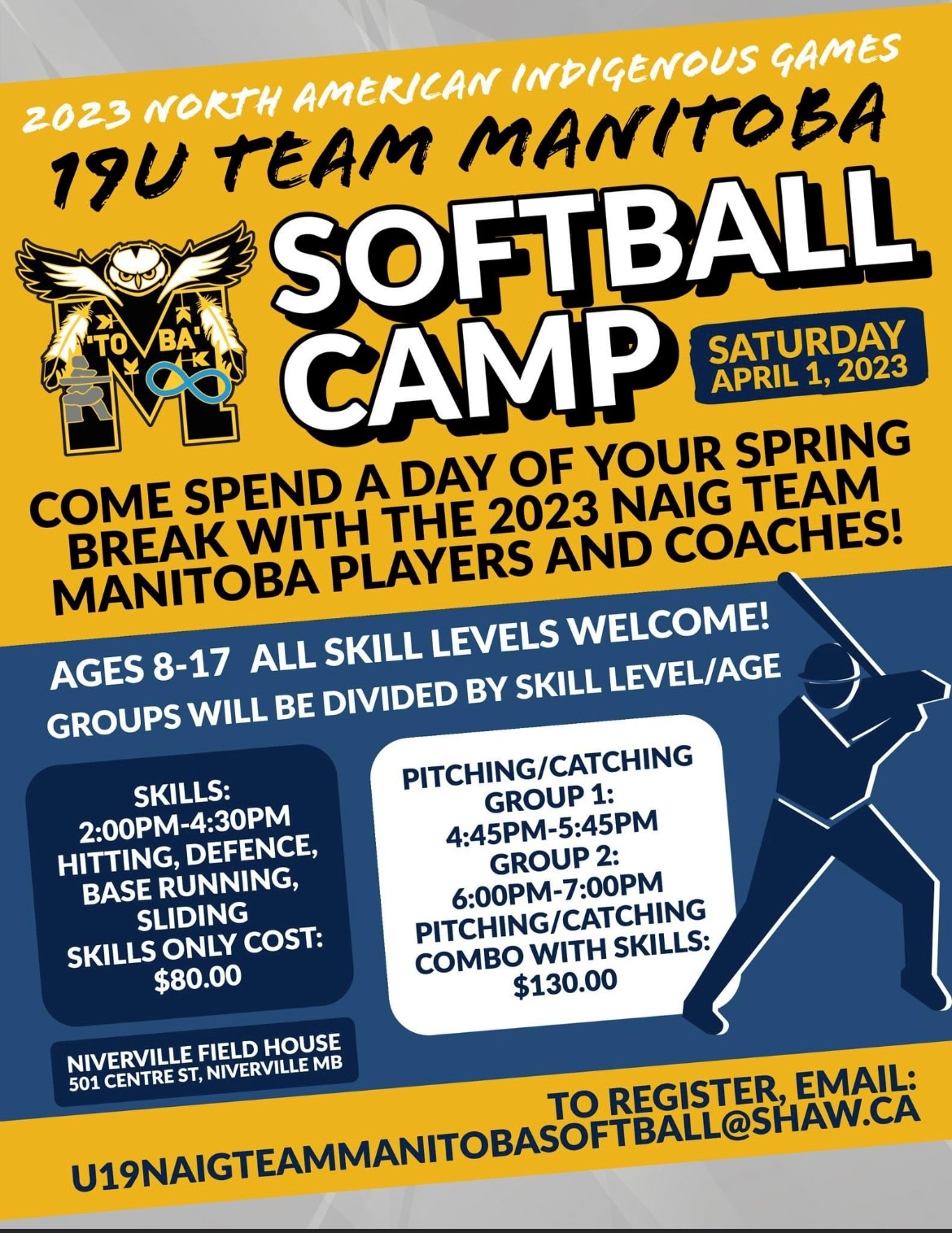 Softball Manitoba site by RAMP InterActive